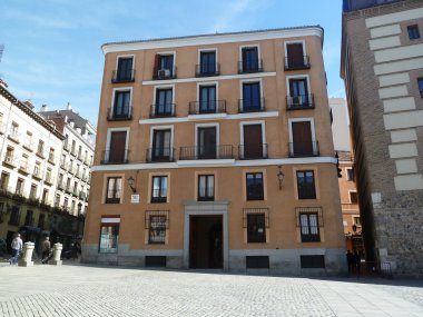 Plaza de la villa, madrid, İspanya