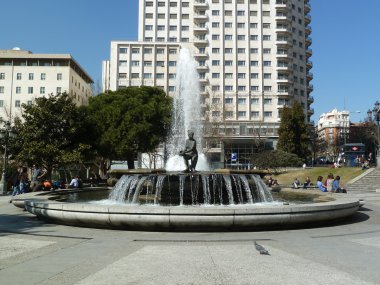 Plaza de España (Plaza of Spain), Madrid, Spain