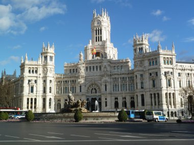 Plaza de cibeles, madrid, İspanya