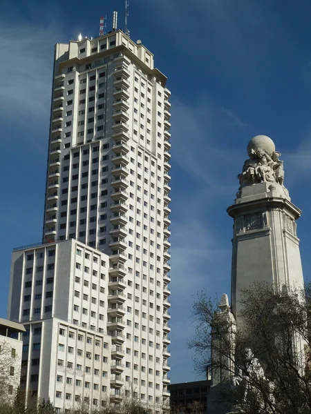 Plaza de España (Plaza of Spain), Madrid, Spain — Φωτογραφία Αρχείου