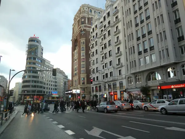 Callao, Gran Via, Madrid, Spagna — Foto Stock