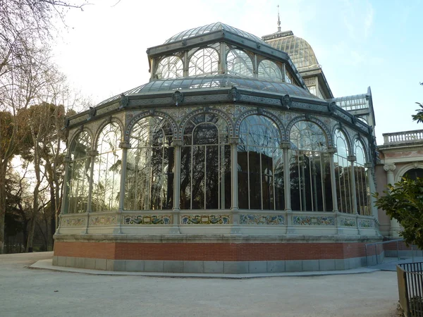 Palacio de Cristal, Madrid, Spagna — Foto Stock