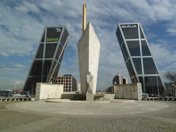 Plaza de Castilla, Мадрид, Іспанія — стокове фото