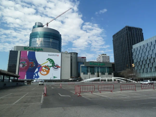 Paseo de la castellana, Μαδρίτη, Ισπανία — Φωτογραφία Αρχείου