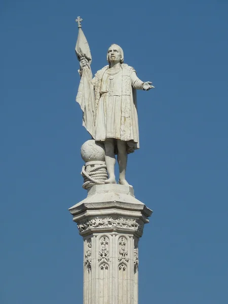 Monumento a Colón en Madrid, España — Foto de Stock