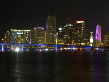 Miami downtown, gece