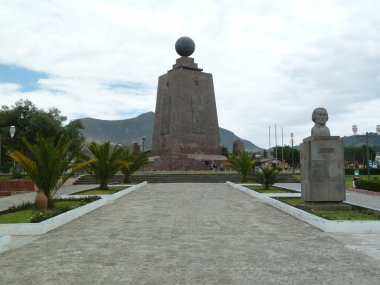 Ekvator anıt Ekvator, mitad del mundo quito uzak olmayan bir yerde
