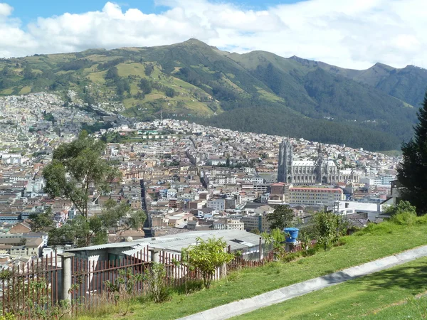 Panoramic view of Quito, Ecuador — Stock Photo, Image