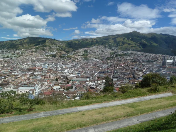 Panoramic view of Quito, Ecuador — Stock Photo, Image