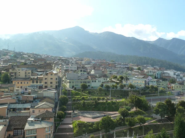 Panoramic view of Quito, Ecuador — Stock Photo, Image