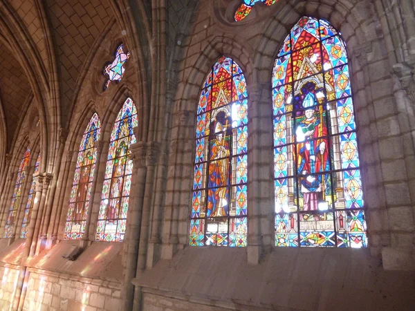 The Basilica of the National Vow (Spanish: Basílica del Voto Nacional), Quito, Ecuador. It is sometimes also called the Catedral Consagración de Jesús or the Basílica de San Juan. — Zdjęcie stockowe