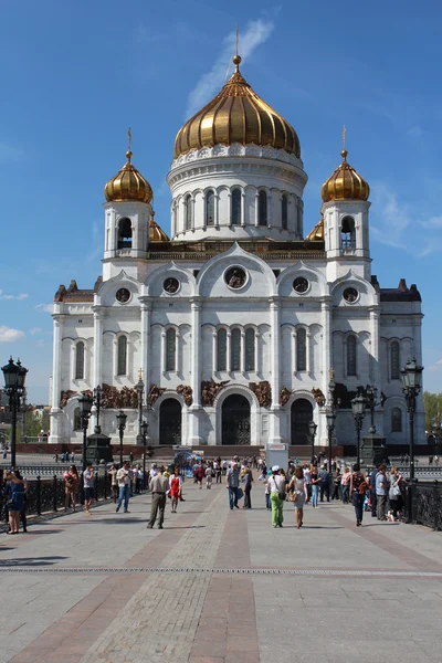 Catedral de Cristo Salvador (Iglesia Ortodoxa Rusa), Moscú, Rusia — Foto de Stock