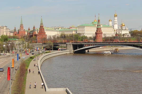 Moskova kremlin ve Moskova Nehri, Moskova, Rusya