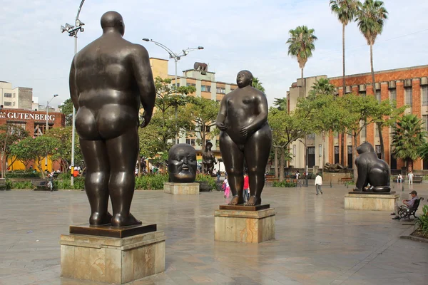 Plaza Botero, Medellín, Colombia (Fernando Botero Estatuas ) Fotos De Stock Sin Royalties Gratis