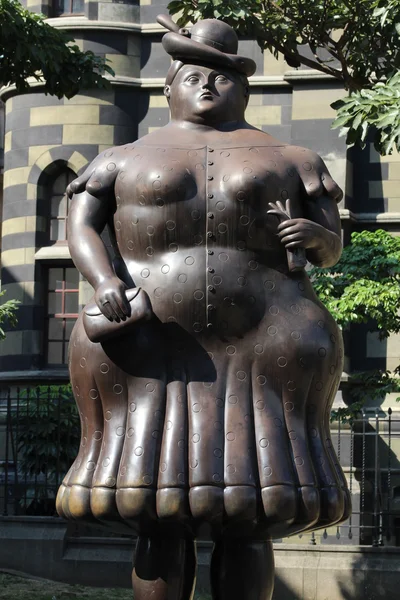 Plaza Botero, Medellín, Colombia (Fernando Botero Estatuas ) —  Fotos de Stock