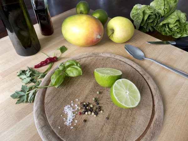 Romaine Lettuce Ingredients — Stock Photo, Image