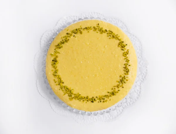 Gâteau à la crème aigre-mangue — Photo