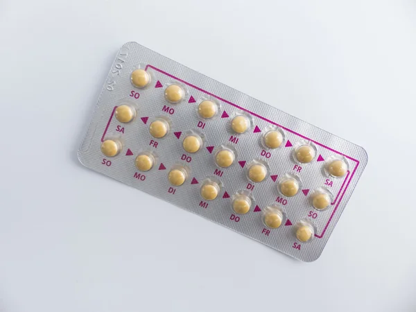 Anti baby piller — Stockfoto