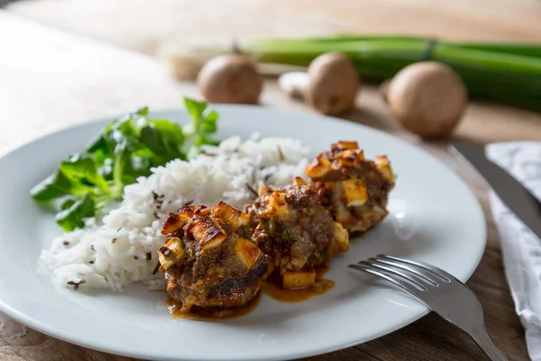 Stuffed mushrooms — Stock Photo, Image