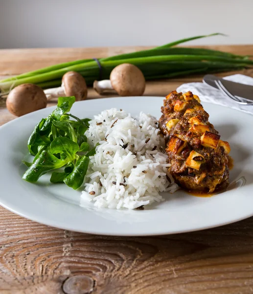 Stuffed mushrooms — Stock Photo, Image