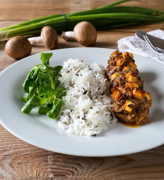 Stuffed mushrooms — Stock Photo, Image