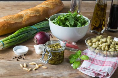 Bruschetta malzemeler