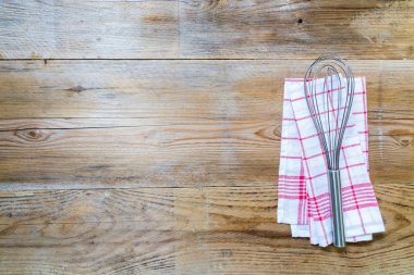 çırpma teli ile mutfak havlu arka plan