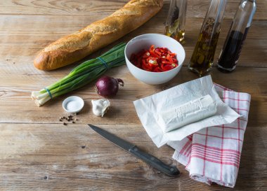 Bruschetta malzemeler