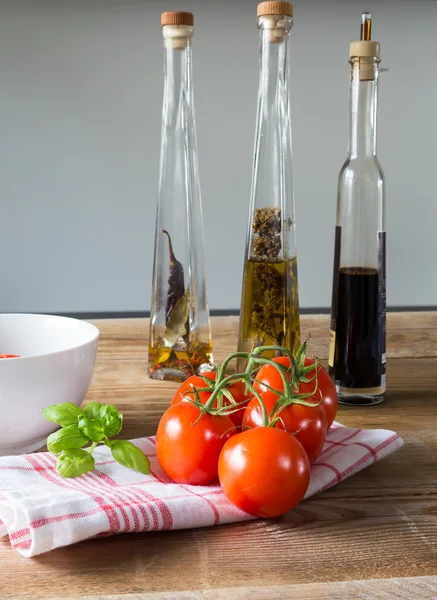 Bruschetta ingredients — Stock Photo, Image