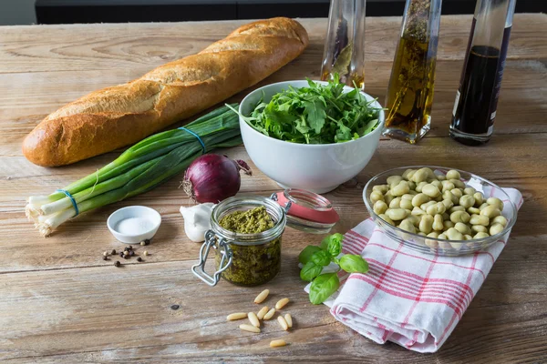 Bruschetta ingredients — Stock Photo, Image