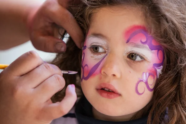 Pintura facial — Fotografia de Stock