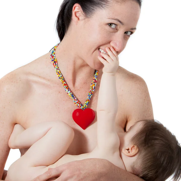 Mother Breast Feeding — Stock Photo, Image