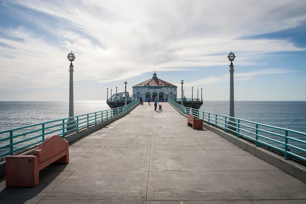 Muelle de playa de Manhattan — Foto de Stock