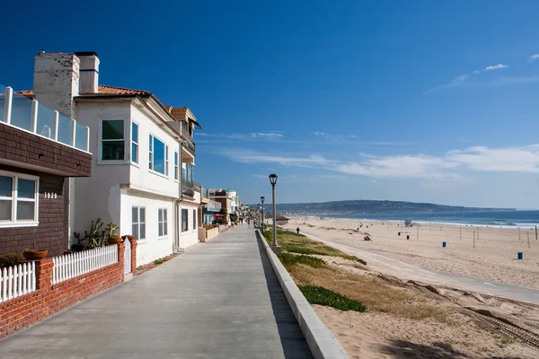 Manhattan beach lungomare — Foto Stock