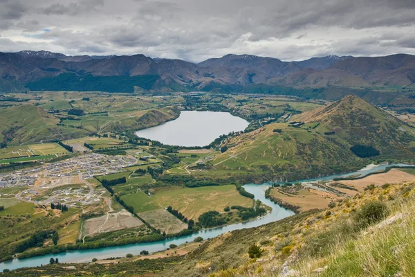 Kijk naar lake hayes — Stockfoto