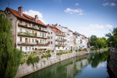 Ljubljana nehir manzarası