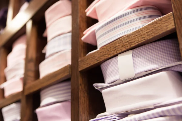 Shirts on a Shelf — Stock Photo, Image