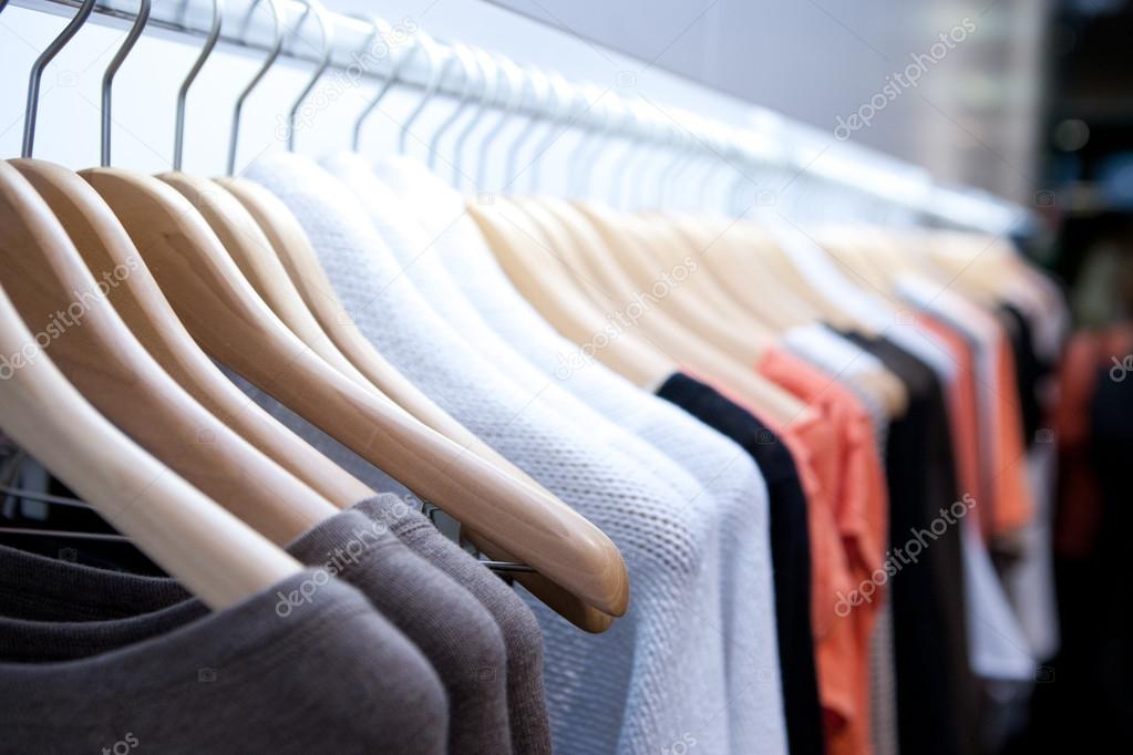 Clothes On a Rack Stock Photo by ©filedimage 28336025