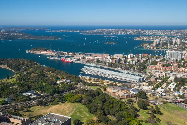 Vue Aérienne De Sydney Regardant à L'est — Photo