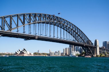 Sydney Liman Köprüsü Açık Bir Gün