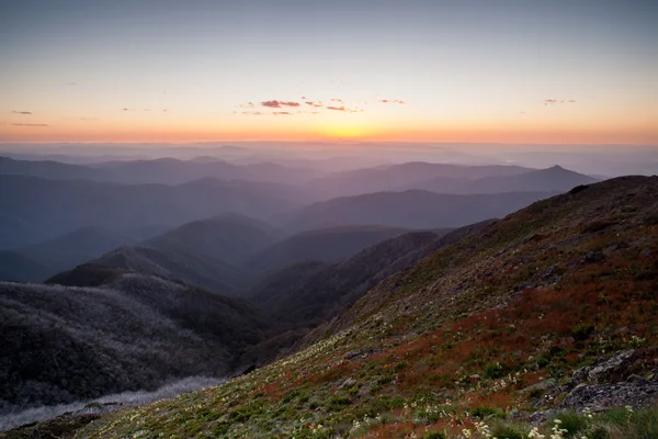 Mt Buller Sunset View — Stock Photo, Image
