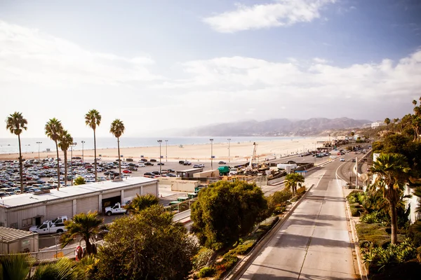 Santa monica Otoban — Stok fotoğraf