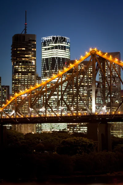 Brisbane Skyline au crépuscule — Photo