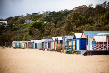 Australian Beach Huts clipart