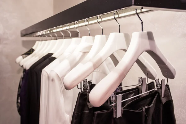 Clothes On a Rack — Stock Photo, Image