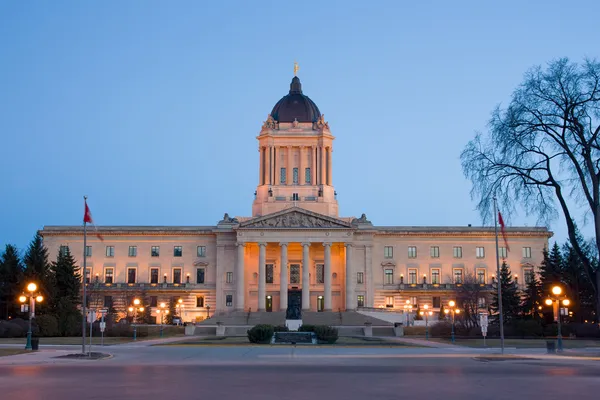 Manitoba legislativní budova — Stock fotografie