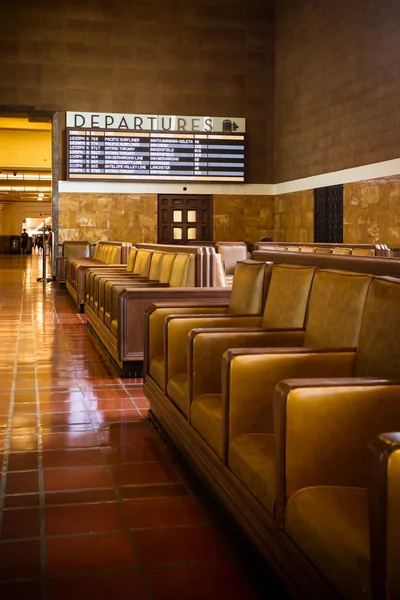 Área de espera da Estação Union de Los Angeles — Fotografia de Stock