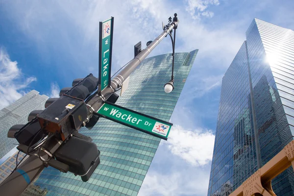 Chicago straat scène — Stockfoto