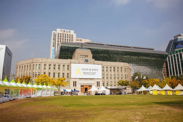 Seoul Plaza in South Korea — Stock Photo, Image