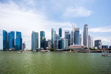 Singapur 'daki Marina Körfezi Kumları
